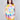 Rainbow tie dye lingerie dress