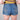 Earl jeans bedazzled detail booty denim shorts