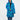 ‘Boo’ blue and purple fluffy full length hooded jacket