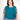 Teal long sleeve blouse with sheer details