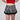 Fluffy leopard print mini skirt