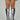 Black and white knee length high top converse