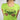 lime green roxy scoop neck baby tee