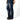 Y2K dolce & gabba a dark wash denim jeans with red patchwork details