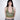 Knot rags signal green striped halter neck top