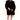 MADE IN ITALY Brown long faux fur coat